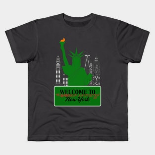 Anarchist Jurisdiction of New York Kids T-Shirt